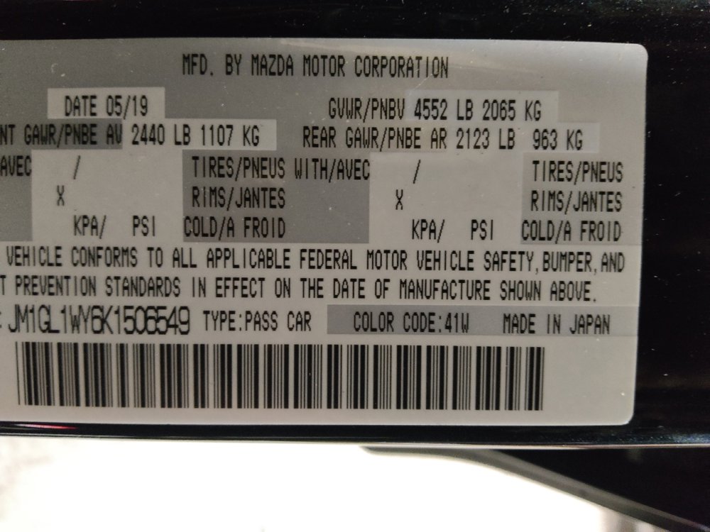 Used 2019 MAZDA MAZDA6 Grand Touring Reserve image 33