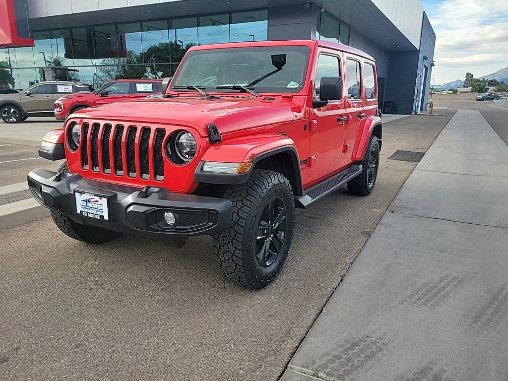 Used 2021 Jeep Wrangler Unlimited Sahara AWD/4WD image 3
