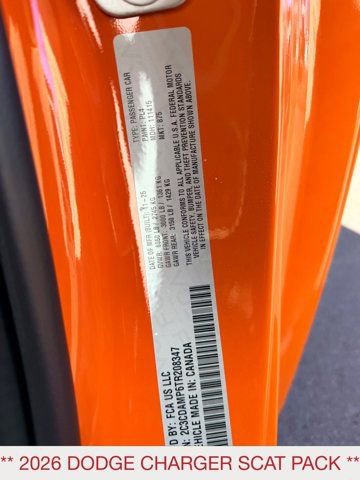 New 2026 Dodge Charger Scat Pack w/ Blacktop Package image 18