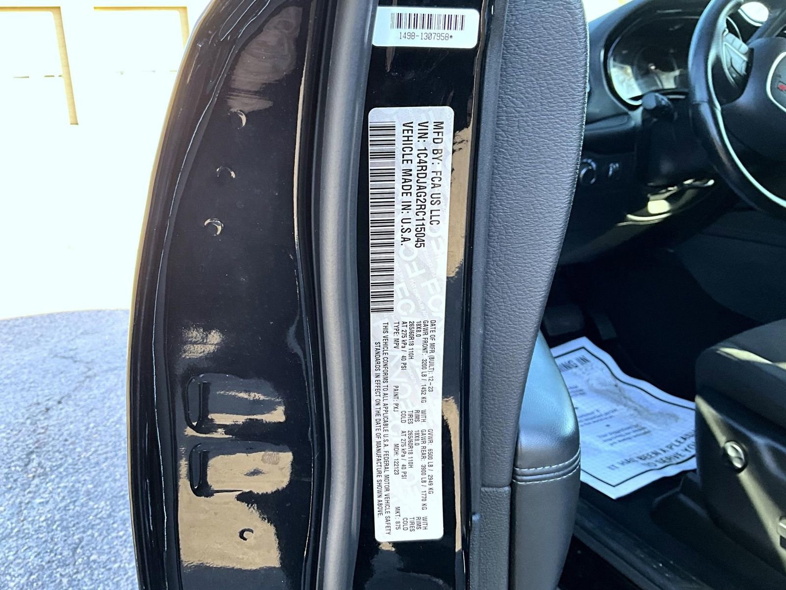 Certified 2024 Dodge Durango SXT image 25