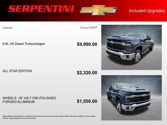 New 2026 Chevrolet Silverado 3500 LT w/ All Star Edition AWD/4WD image 24