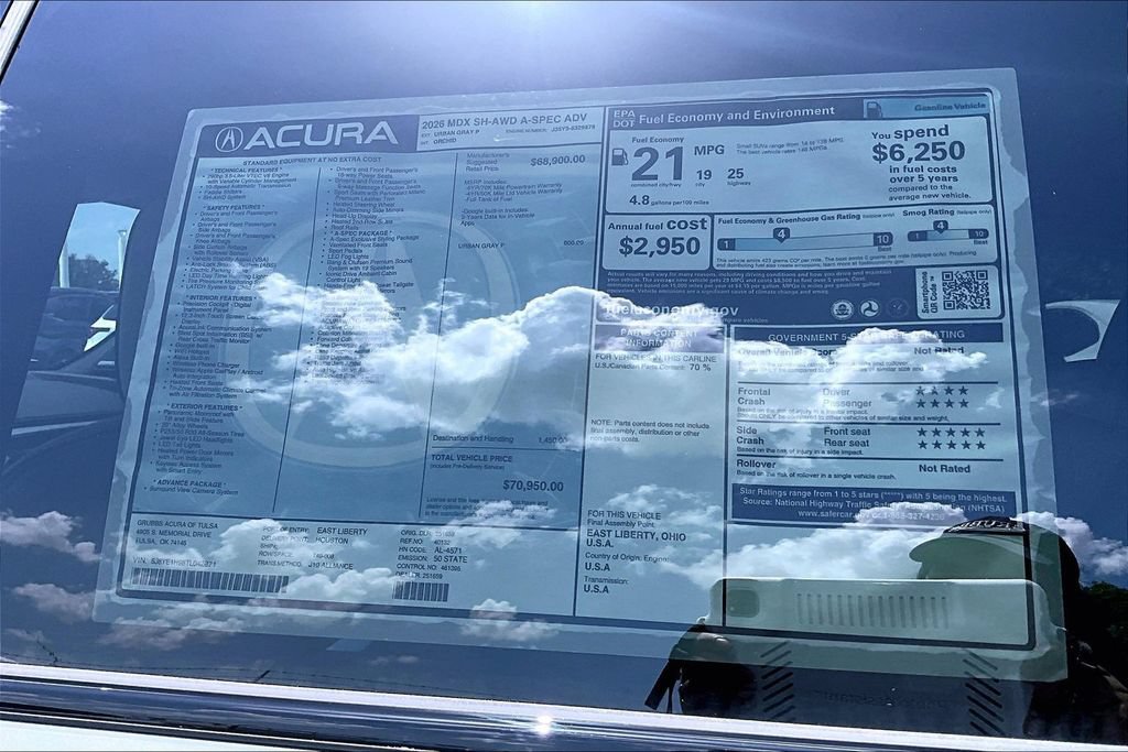 New 2026 Acura MDX A-Spec w/ Advance Package AWD/4WD image 29