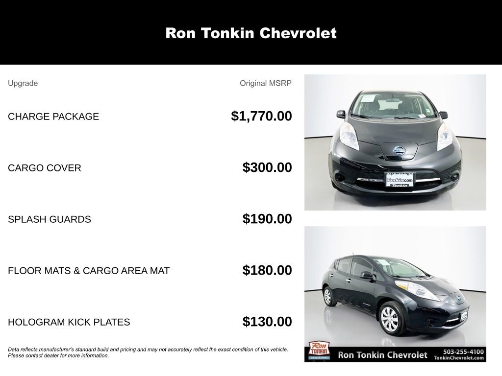Used 2015 Nissan Leaf S w/ Charge Package image 33