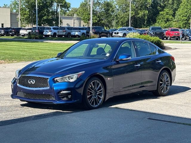 Used 2017 INFINITI Q50 Red Sport 400 AWD/4WD image 8