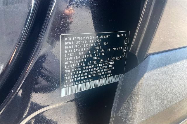 Used 2017 Volkswagen Tiguan S AWD/4WD image 34