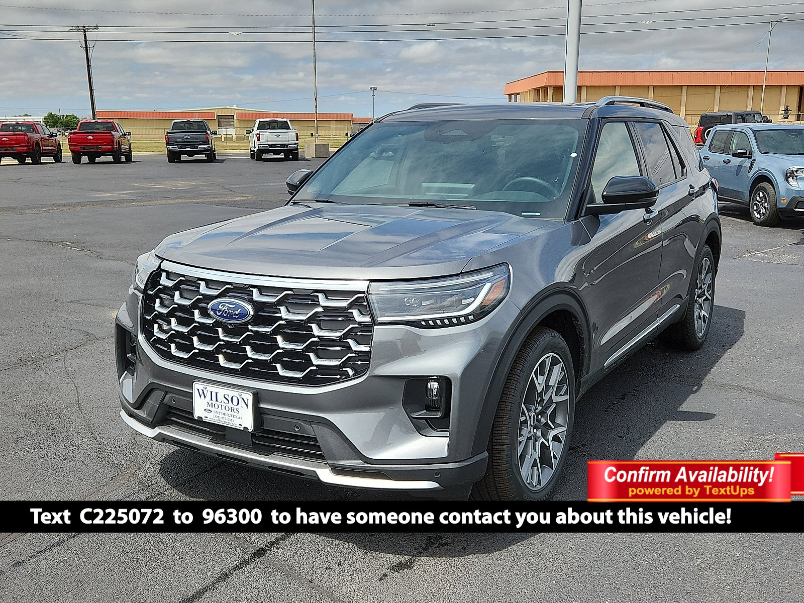 New 2025 Ford Explorer Platinum w/ Ultimate Package