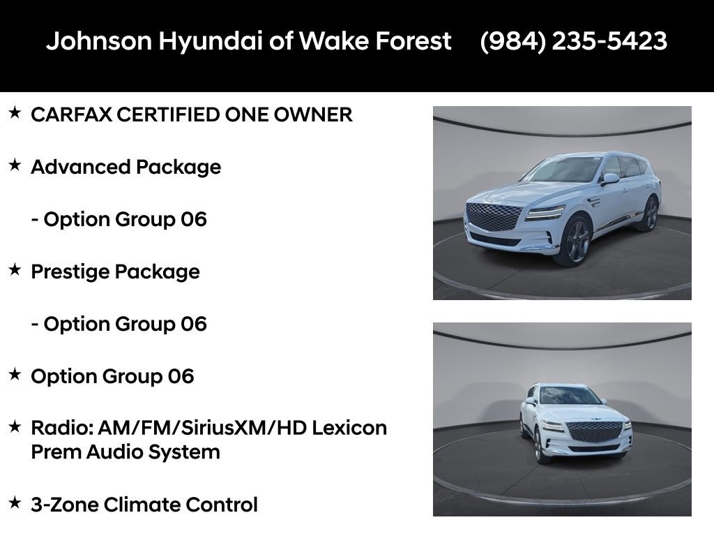 Used 2024 Genesis GV80 3.5T w/ Prestige Package image 6