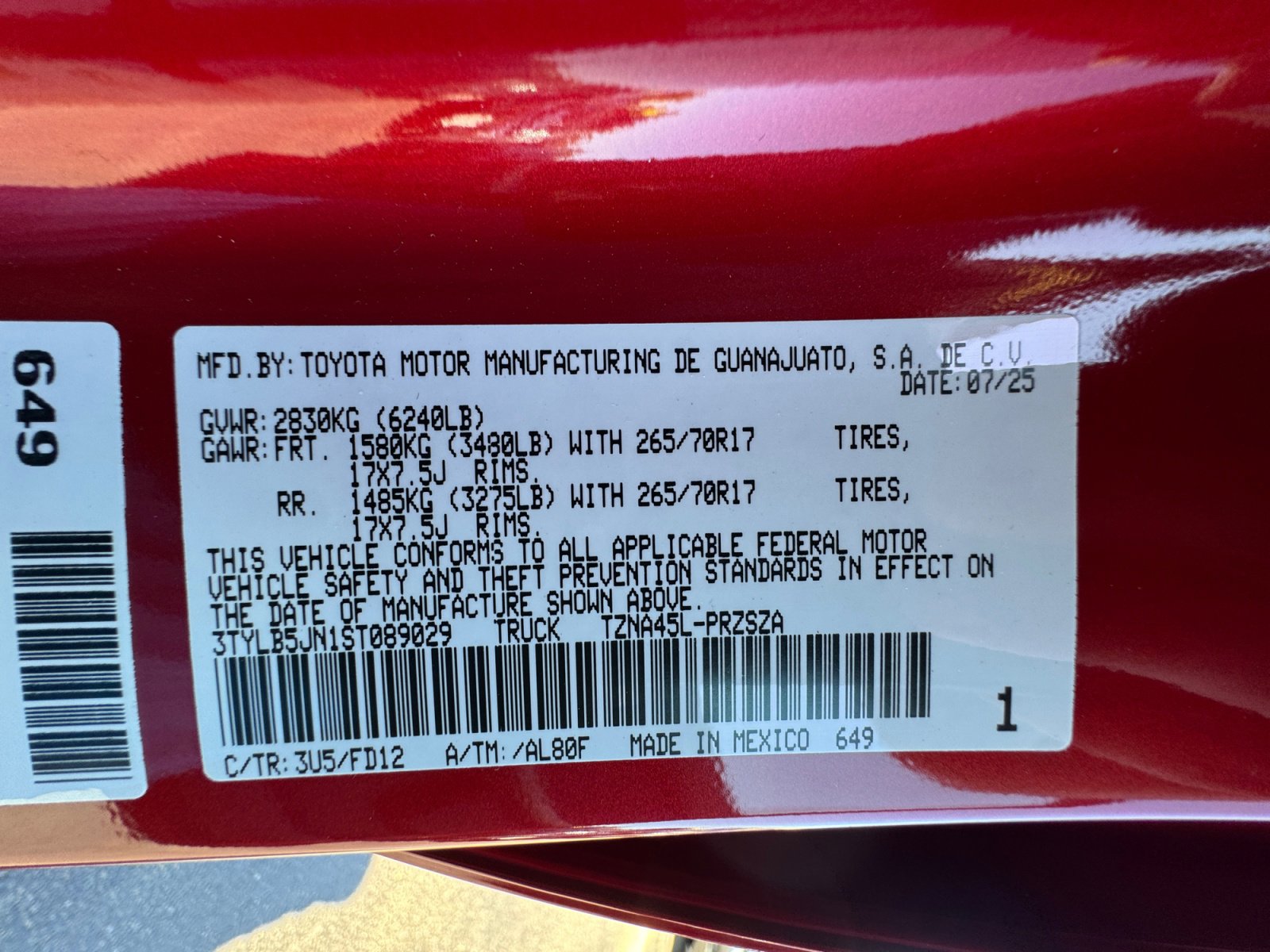 New 2025 Toyota Tacoma TRD Off-Road image 34