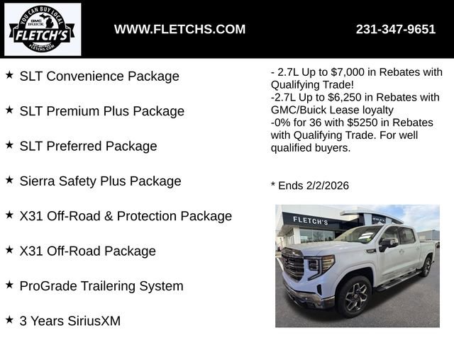 New 2026 GMC Sierra 1500 SLT w/ SLT Premium Plus Package video 3