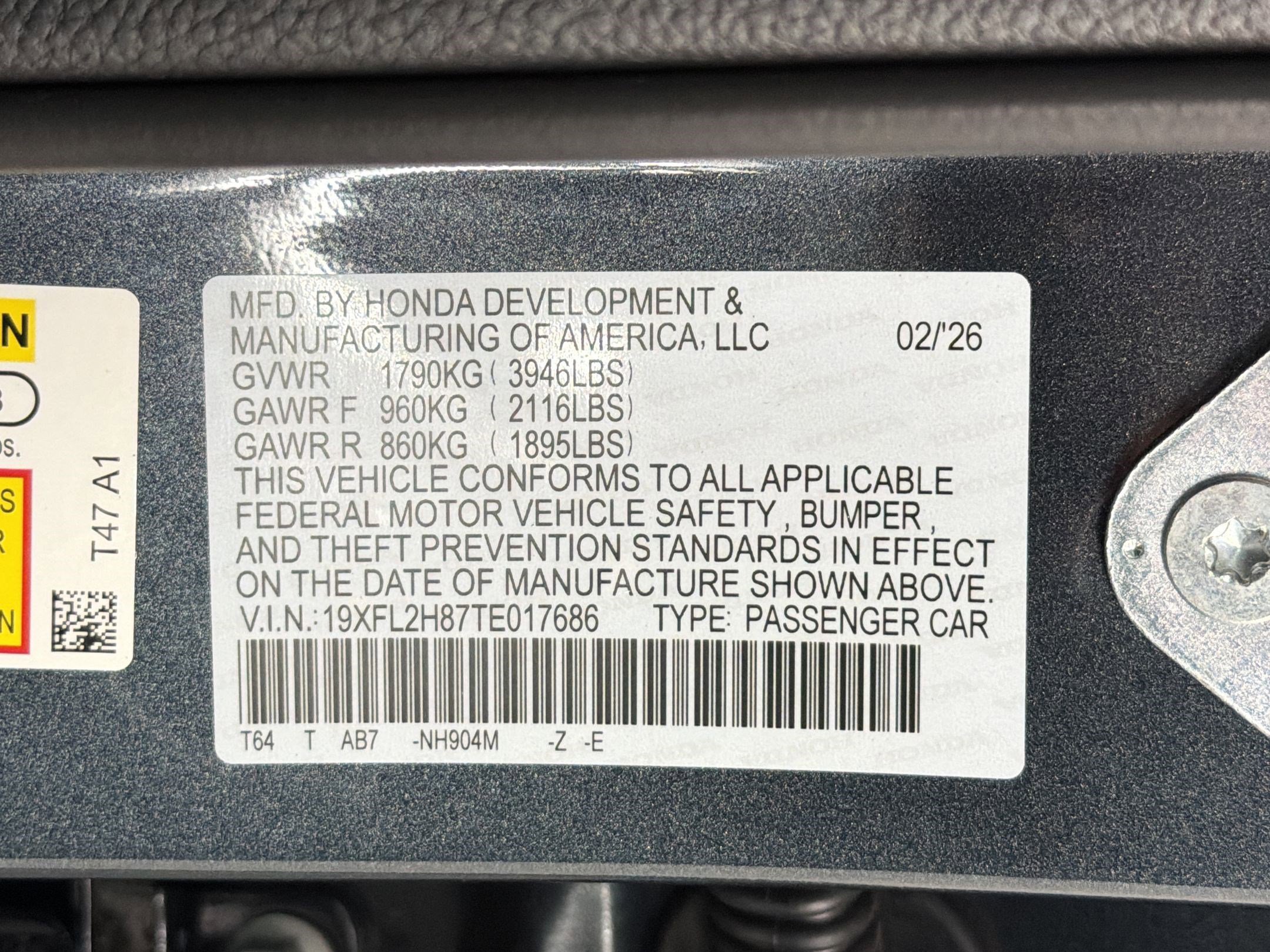 New 2026 Honda Civic Sport image 20