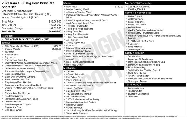 Used 2022 RAM 1500 Big Horn image 10