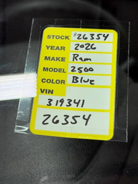 New 2026 RAM 2500 Tradesman AWD/4WD image 22