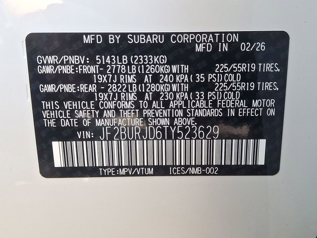 New 2026 Subaru Outback Touring XT AWD/4WD image 18