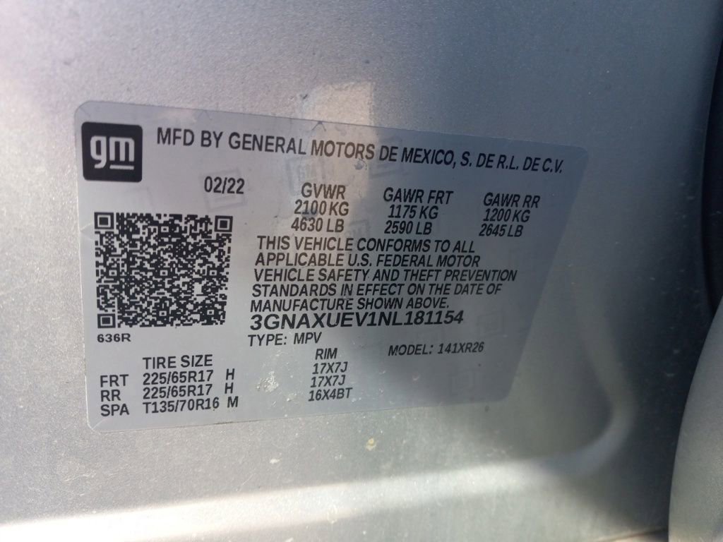 Used 2022 Chevrolet Equinox LT image 39