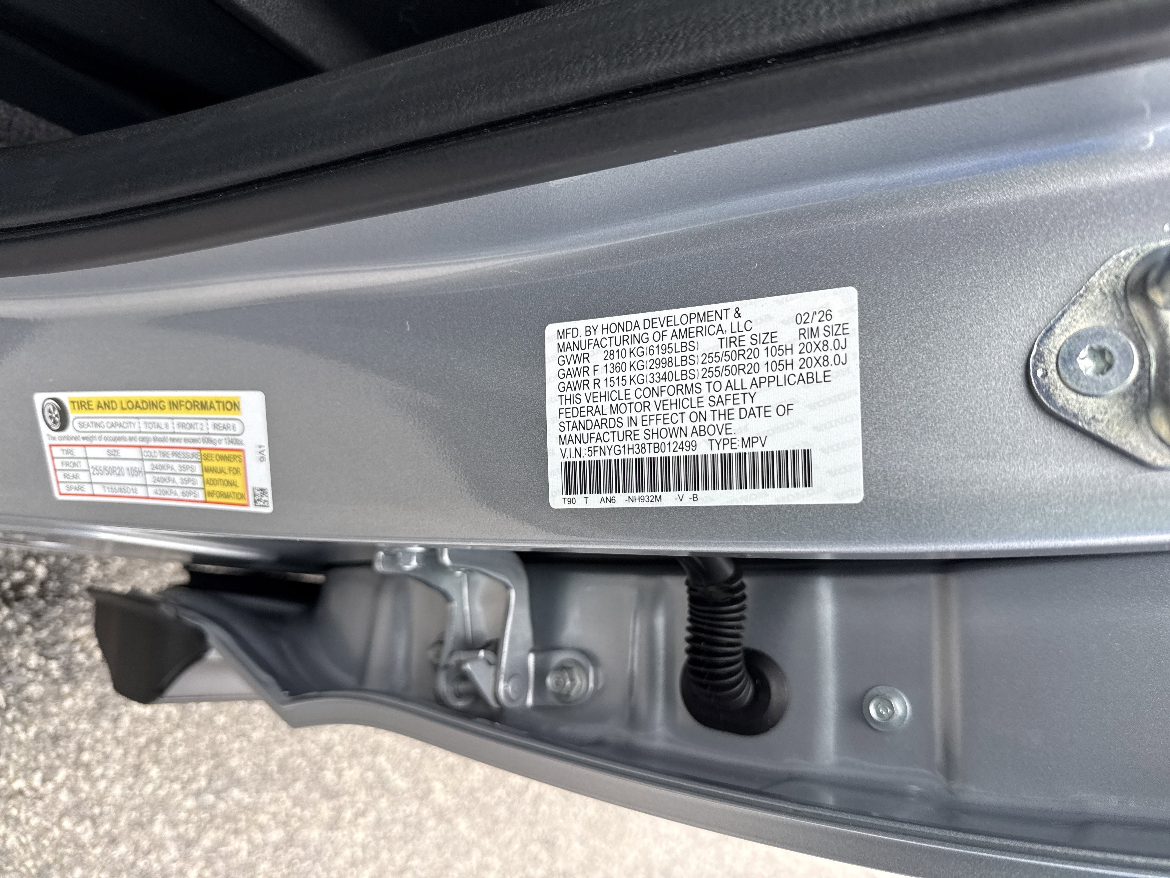 New 2026 Honda Pilot Sport image 32