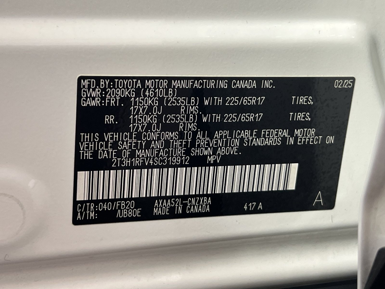 Used 2025 Toyota RAV4 LE FWD image 30