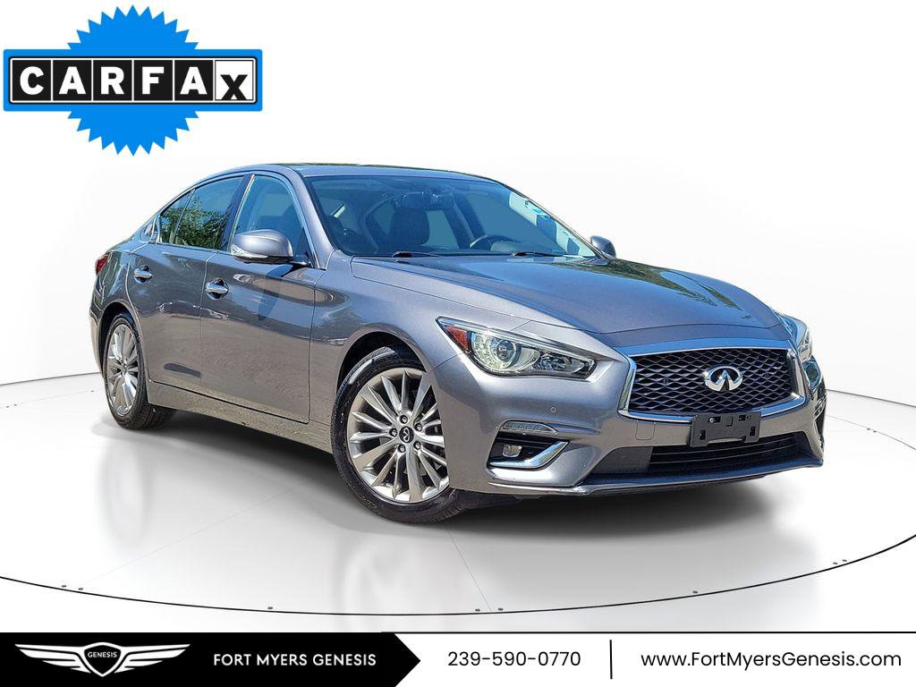 Used 2021 INFINITI Q50 Luxe RWD image 1