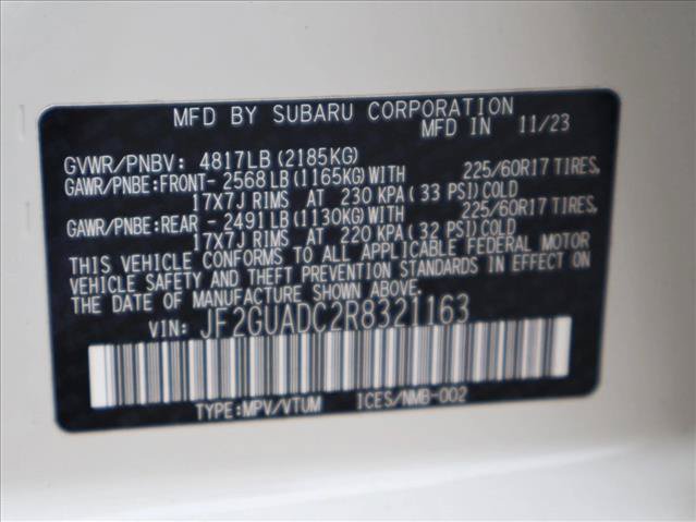 Certified 2024 Subaru Crosstrek 2.0i Premium AWD/4WD image 30
