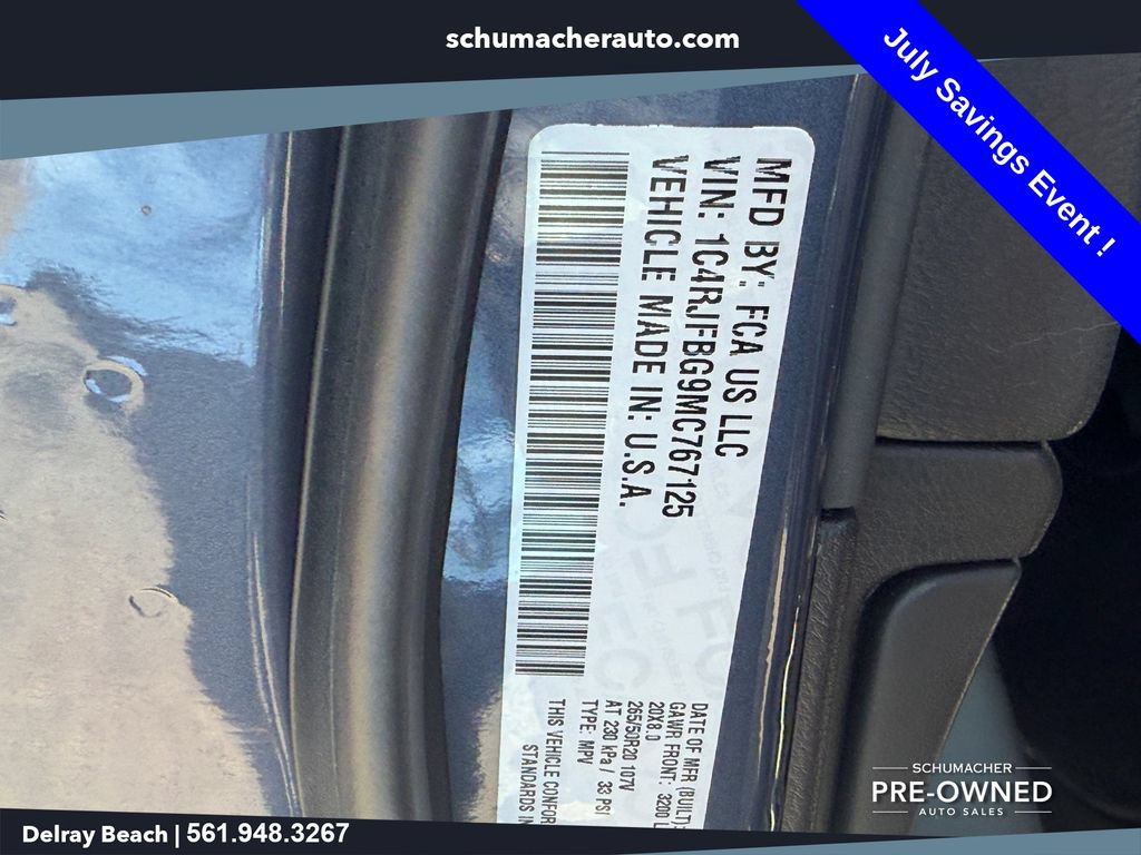 Used 2021 Jeep Grand Cherokee Limited w/ Quick Order Package 28K 80th AWD/4WD image 16