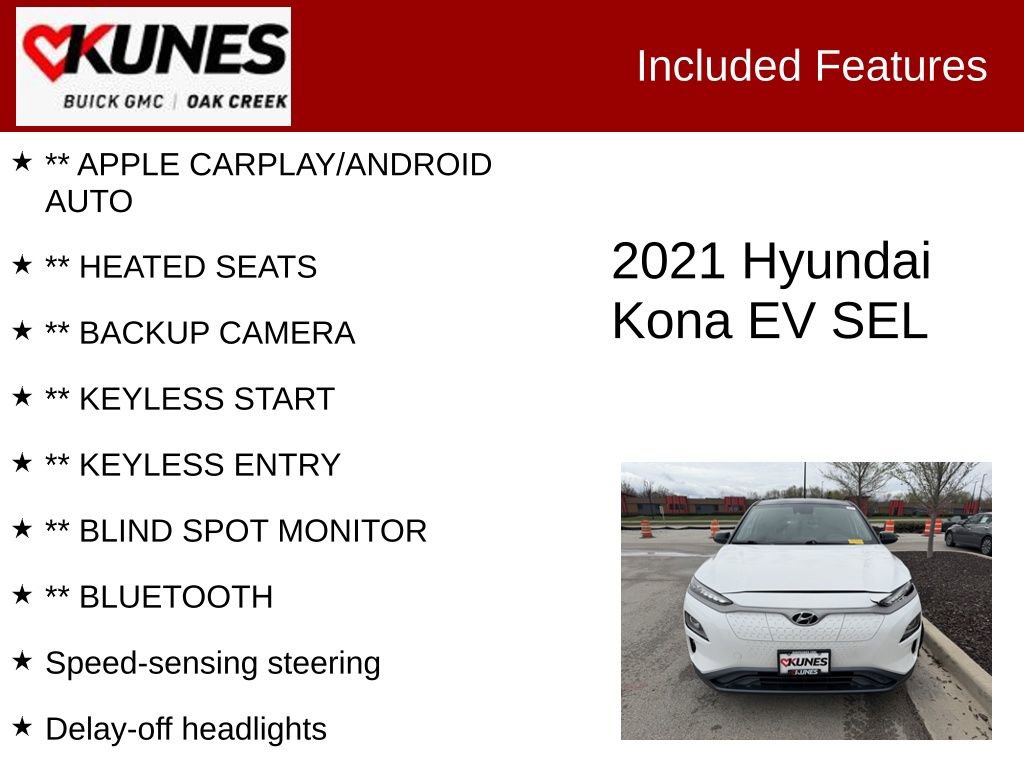 Used 2021 Hyundai Kona SEL image 2
