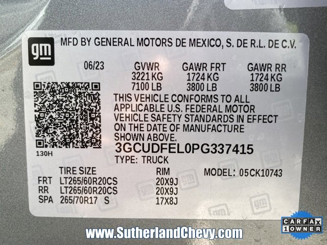 Used 2023 Chevrolet Silverado 1500 LT Trail Boss w/ Protection Package image 50