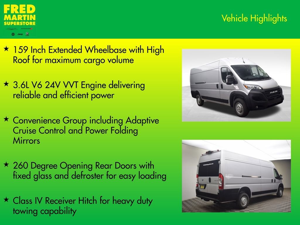 New 2026 RAM ProMaster 3500 w/ Convenience Group FWD image 14