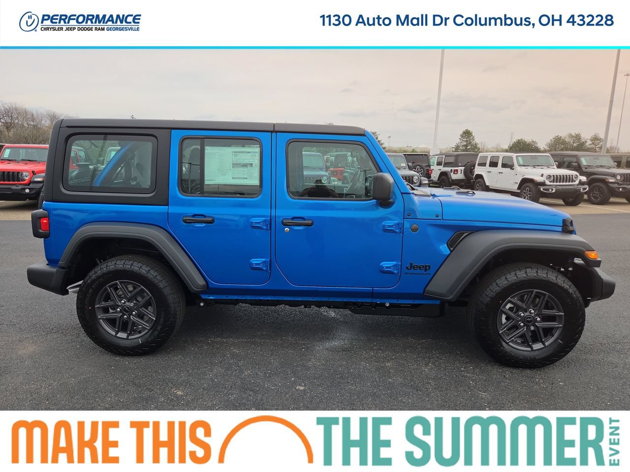 New 2026 Jeep Wrangler Unlimited Sport AWD/4WD image 8