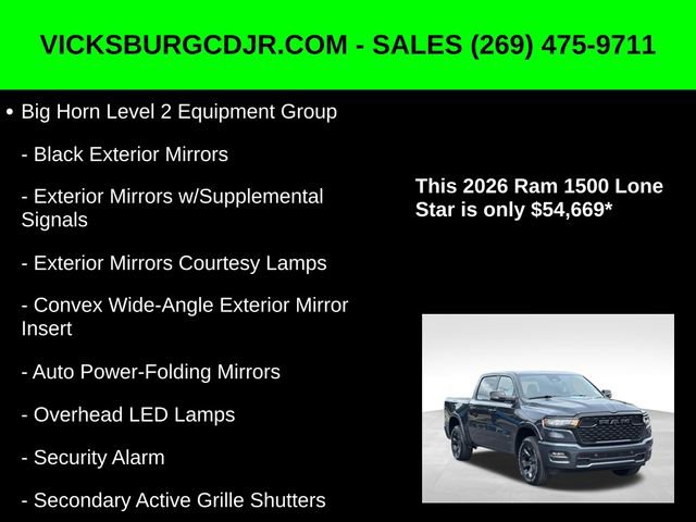 New 2026 RAM 1500 4x4 Crew Cab image 22