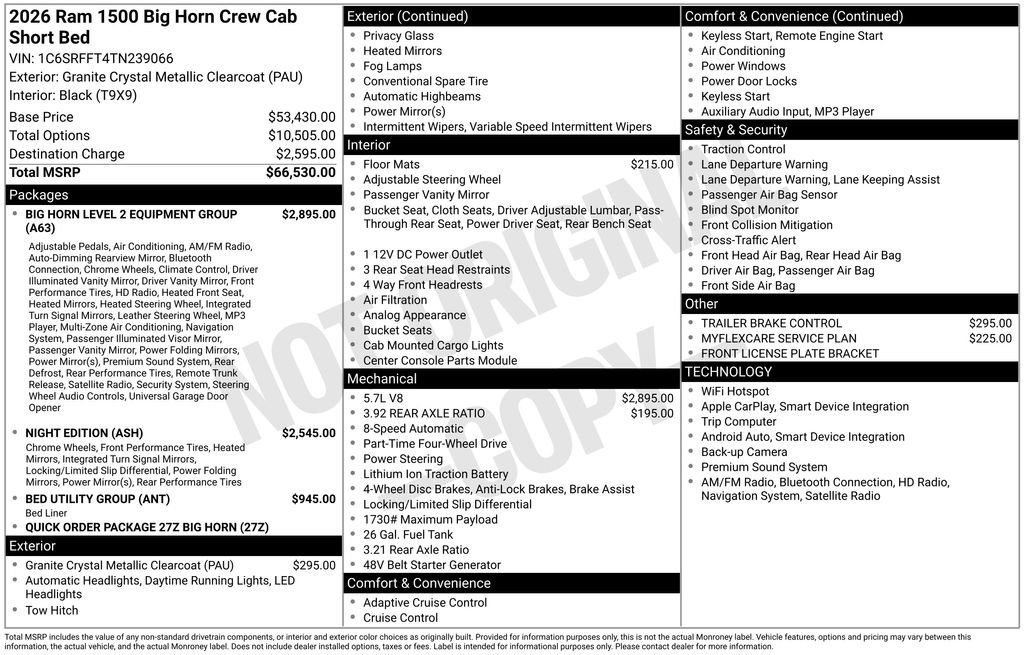 New 2026 RAM 1500 Big Horn image 30