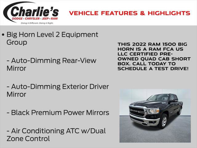 Certified 2022 RAM 1500 Big Horn image 13