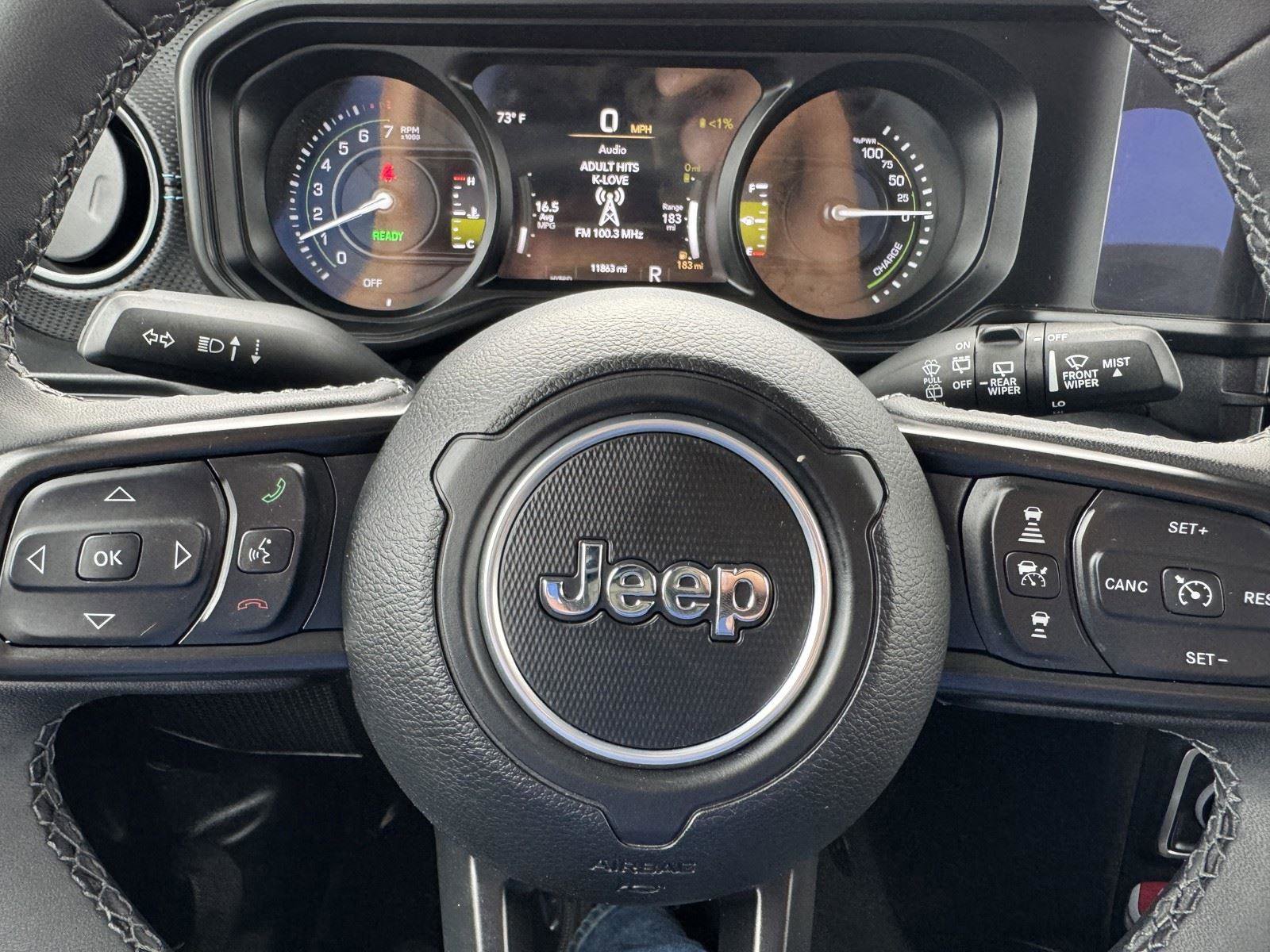 Certified 2025 Jeep Wrangler Unlimited Rubicon 4xe w/ Convenience Group image 25