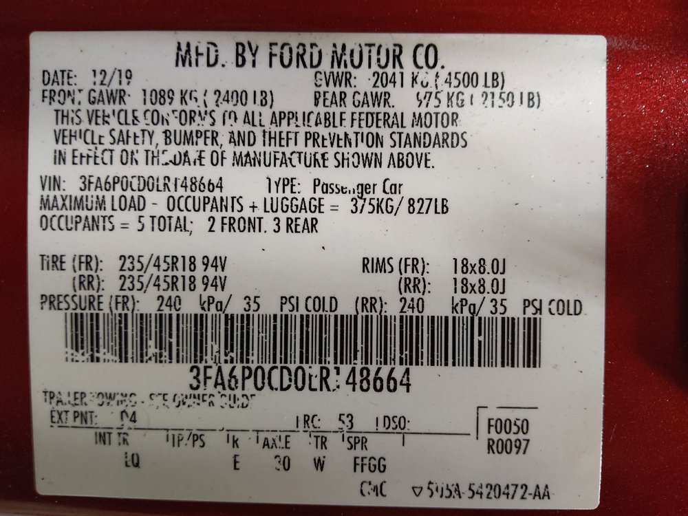 Used 2020 Ford Fusion SEL FWD image 33