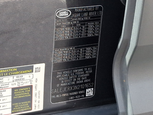 Used 2022 Land Rover Defender 110 S AWD/4WD image 27