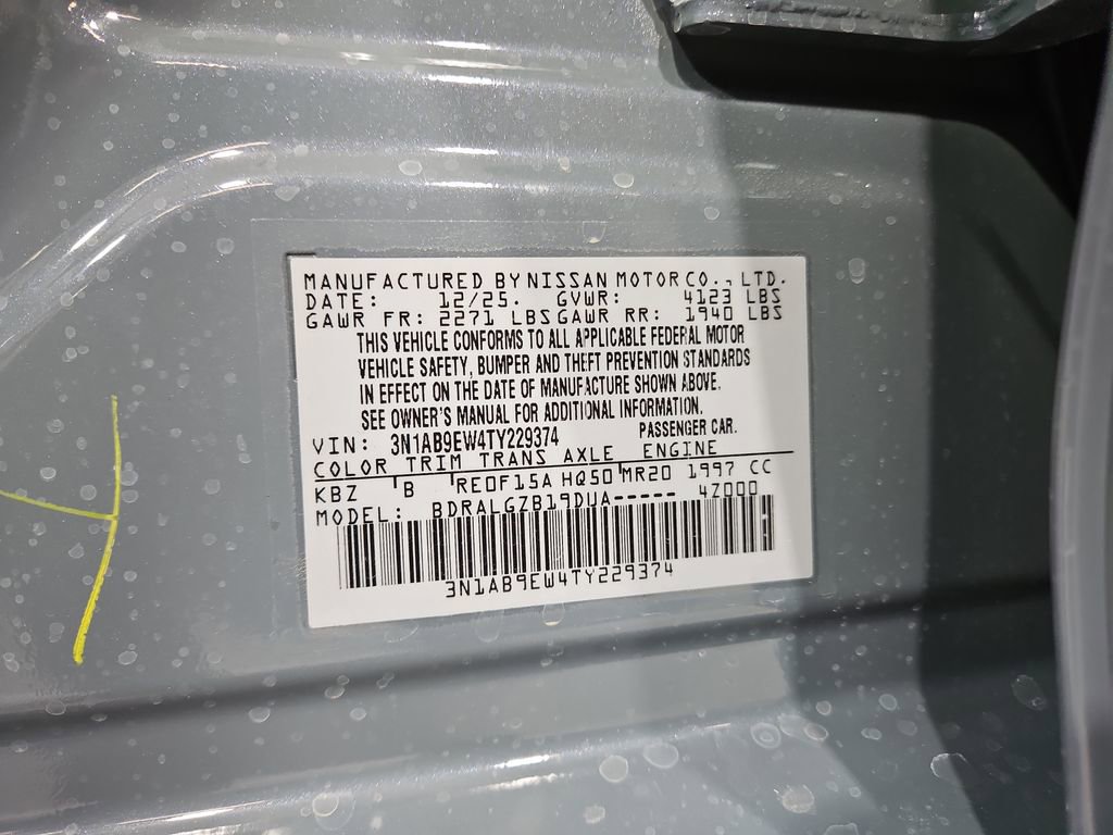 New 2026 Nissan Sentra SL image 28