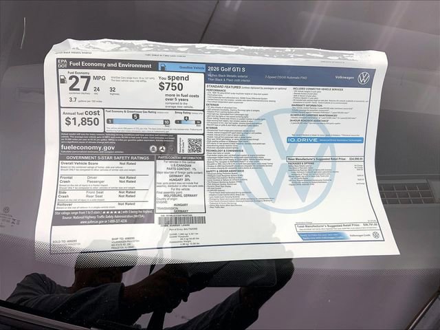 New 2026 Volkswagen GTI S image 15