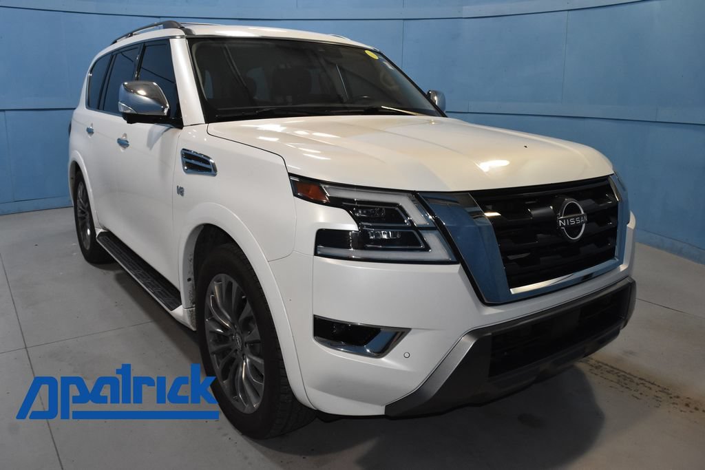 Used 2021 Nissan Armada Platinum w/ Captain's Chairs Package