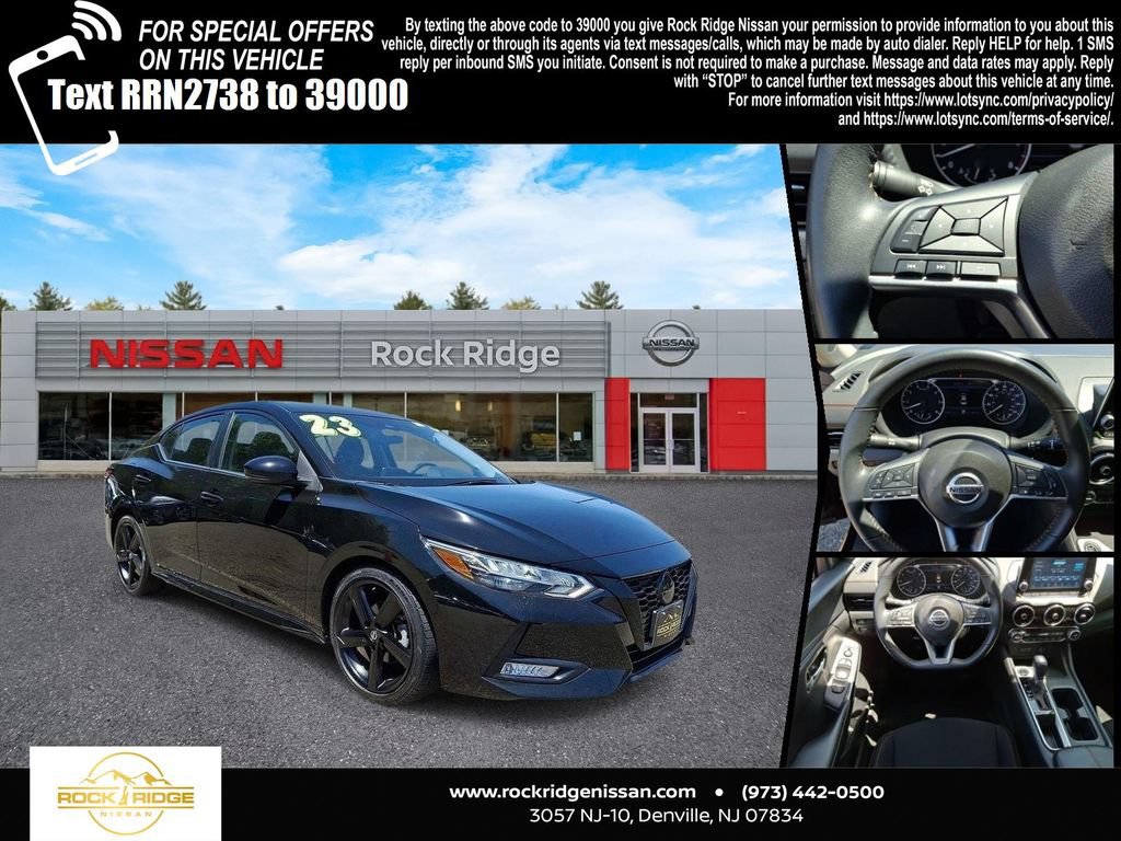 Certified 2023 Nissan Sentra SR w/ Midnight Edition Package FWD image 1