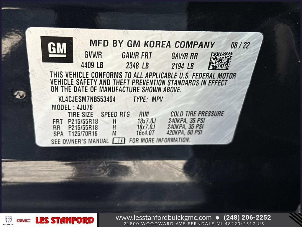 Used 2022 Buick Encore Preferred w/ Safety Package AWD/4WD image 19