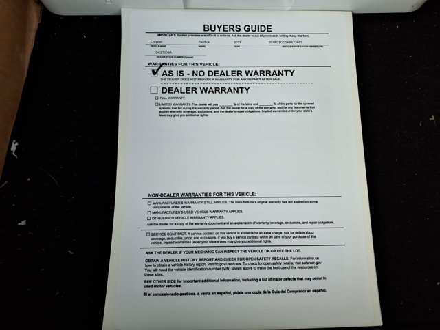 Used 2019 Chrysler Pacifica Limited FWD image 35