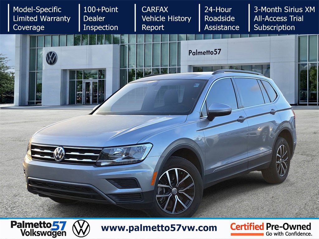 Certified 2021 Volkswagen Tiguan SE w/ Panoramic Sunroof Package