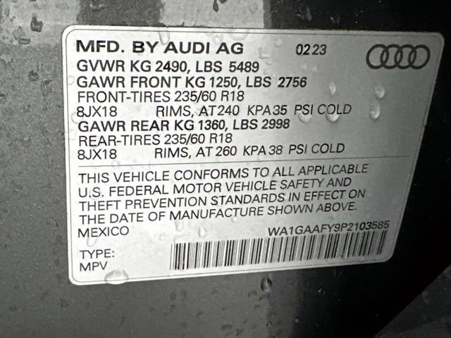 Certified 2023 Audi Q5 2.0T Premium w/ Convenience Package AWD/4WD image 36