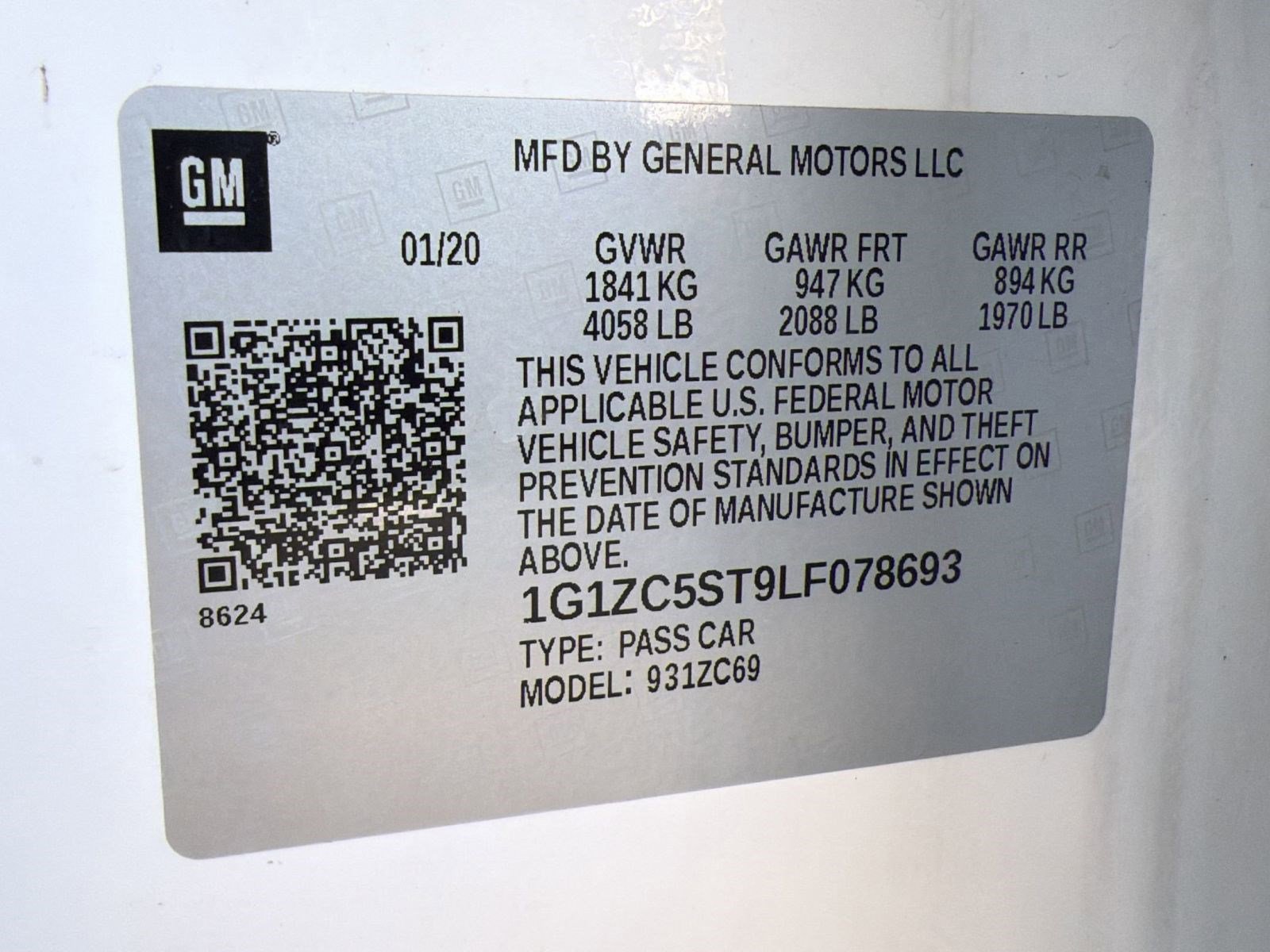 Certified 2020 Chevrolet Malibu LS w/ Driver Confidence Package II image 19