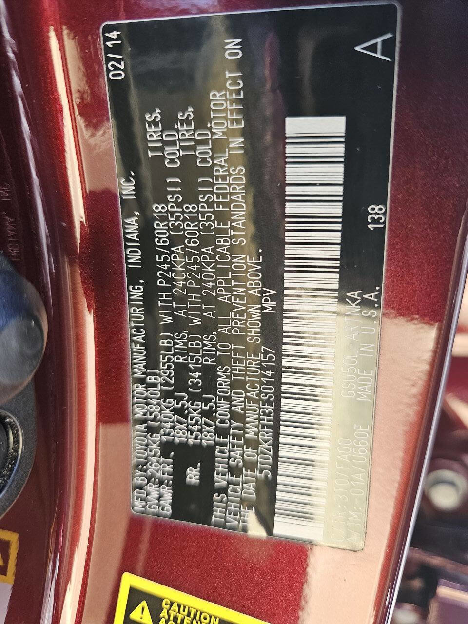 Used 2014 Toyota Highlander Plus FWD image 10