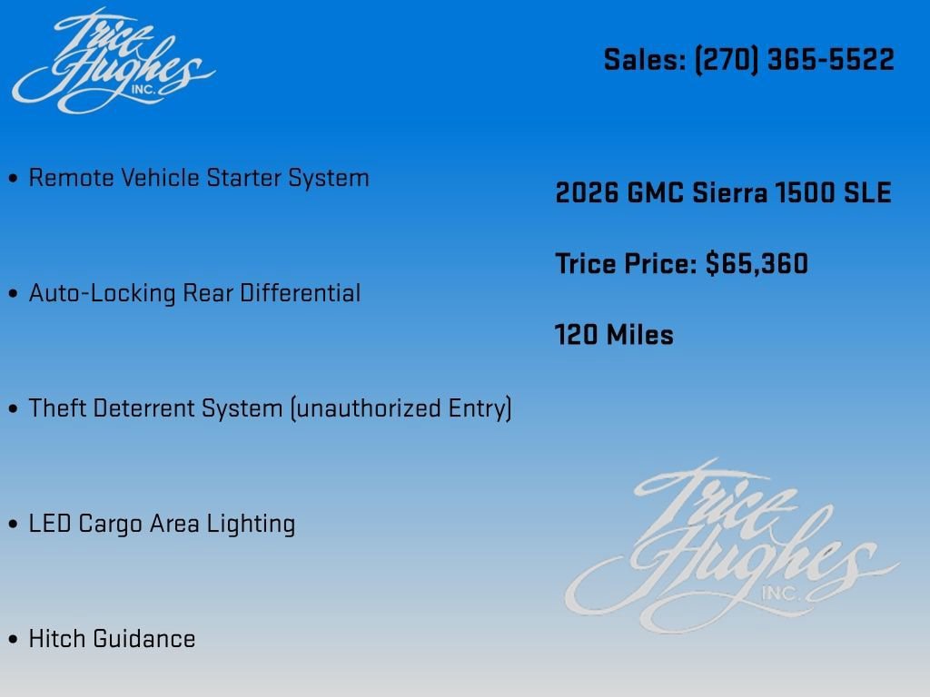 New 2026 GMC Sierra 1500 SLE AWD/4WD image 20