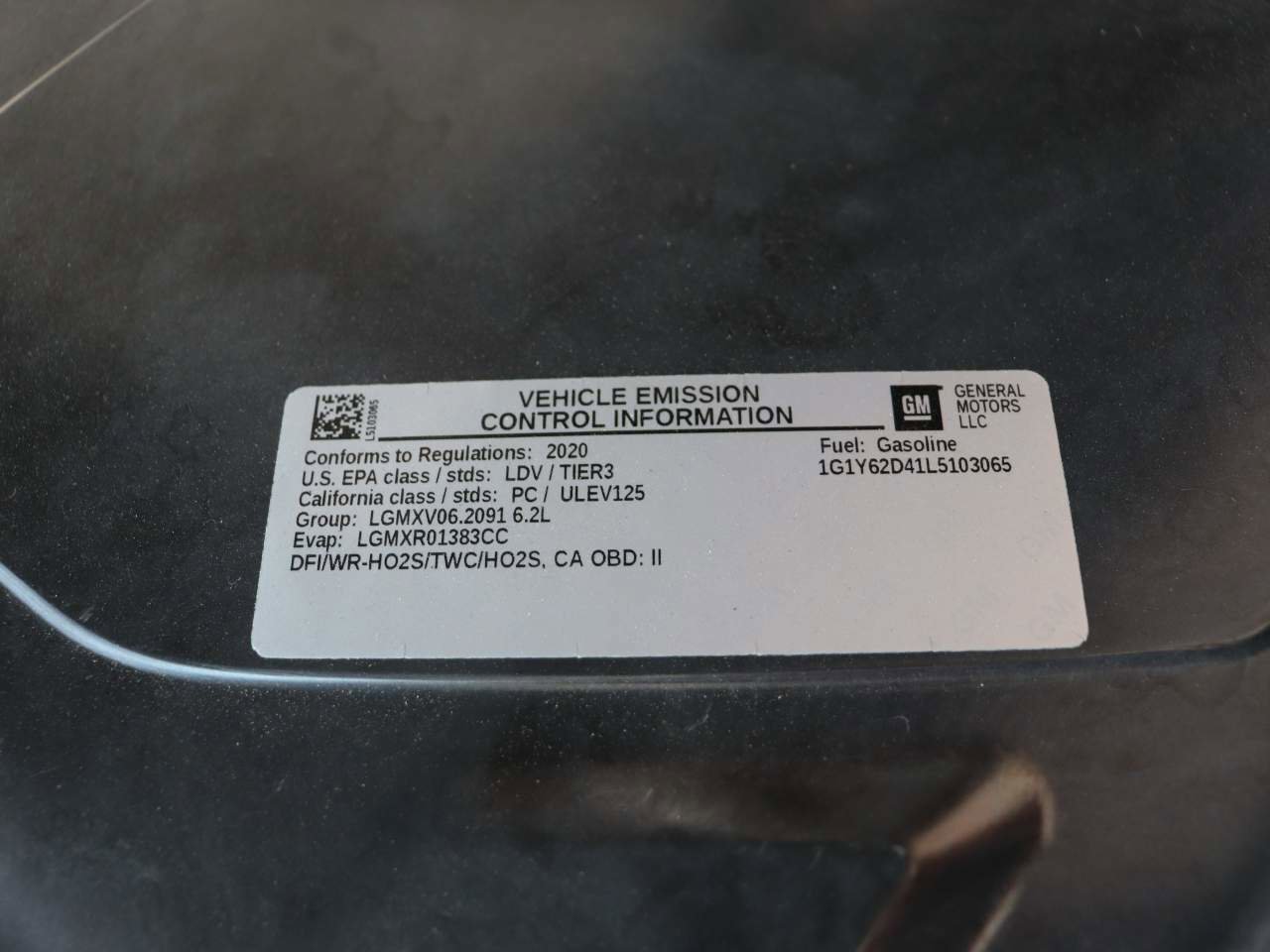 Certified 2020 Chevrolet Corvette Stingray Coupe w/ 1LT image 8