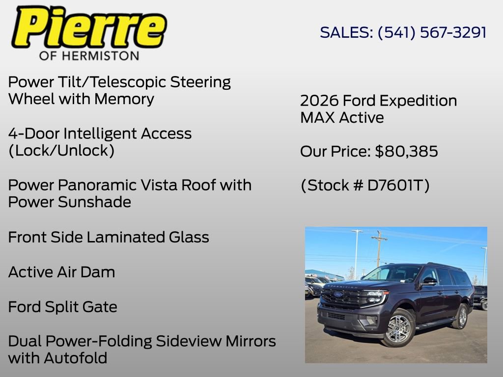 New 2026 Ford Expedition Max Active image 30