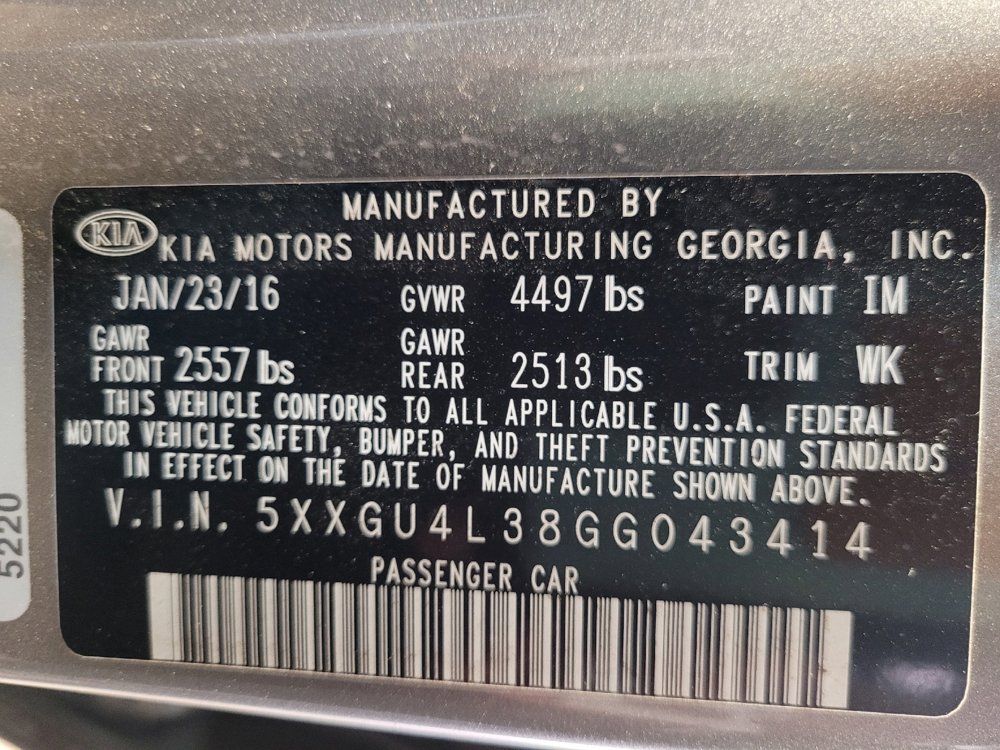 Used 2016 Kia Optima EX image 33