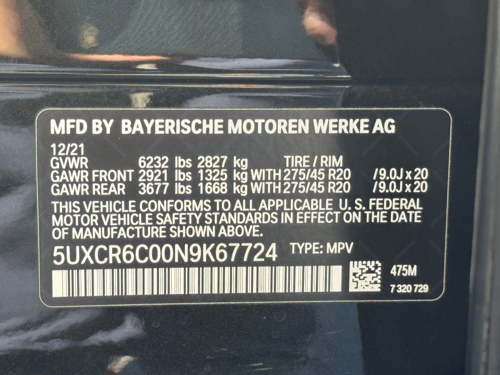 Used 2022 BMW X5 xDrive40i w/ Premium Package image 34