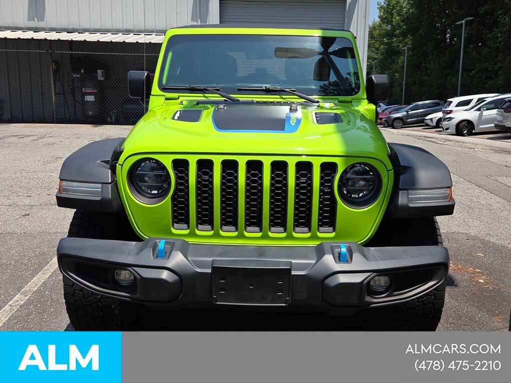 Used 2021 Jeep Wrangler Unlimited Rubicon 4xe w/ Cold Weather Group AWD/4WD image 2