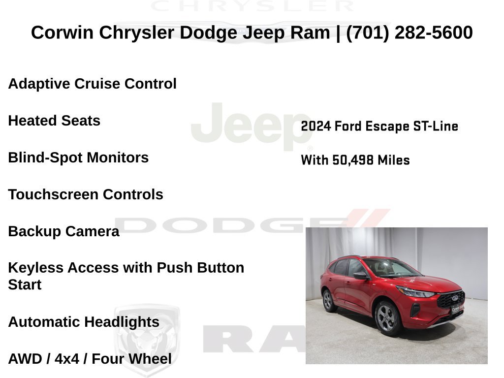 Used 2024 Ford Escape ST-Line AWD/4WD image 6